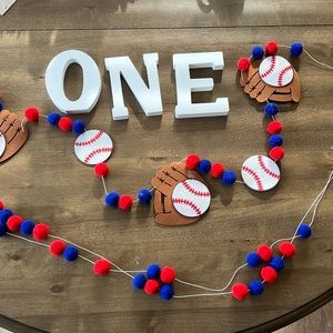 First Birthday Baseball Decor